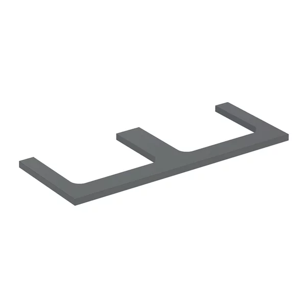 Mobilier Baie - Blat pentru lavoar Geberit One cu decupaj dublu lava mat 120 cm