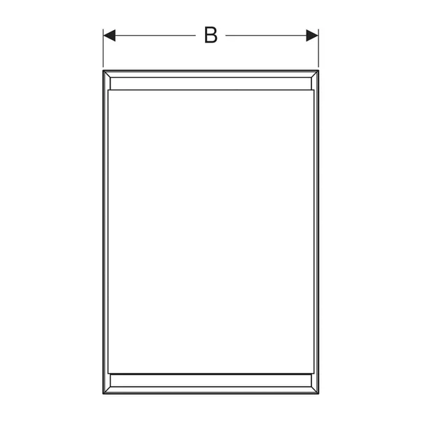 Dulap incastrat cu oglinda Geberit One ComfortLight 60 cm stanga alb [2]