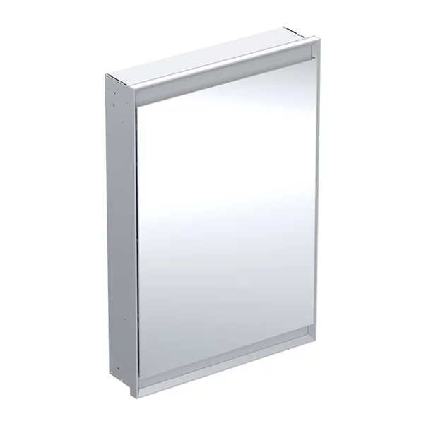 Mobilier Baie - Dulap incastrat cu oglinda Geberit One ComfortLight 60 cm dreapta aluminiu eloxat