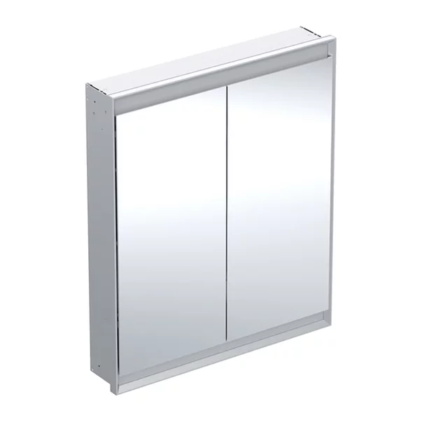 Mobilier Baie - Dulap incastrat cu oglinda Geberit One ComfortLight 75 cm aluminiu eloxat
