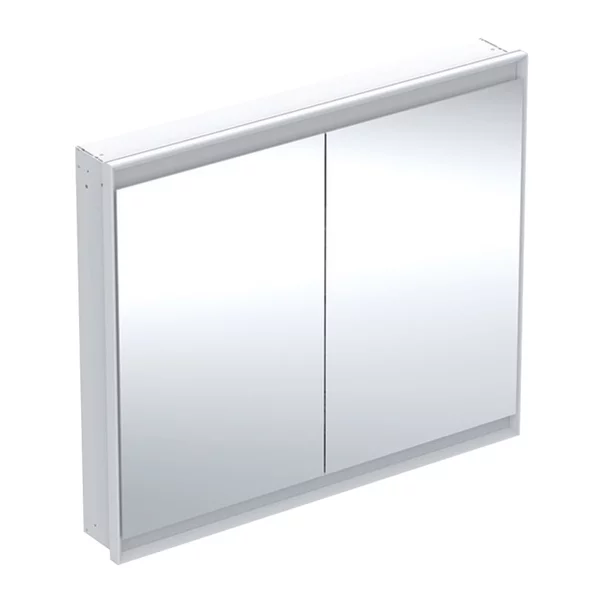 Mobilier Baie - Dulap incastrat cu oglinda Geberit One ComfortLight 105 cm alb