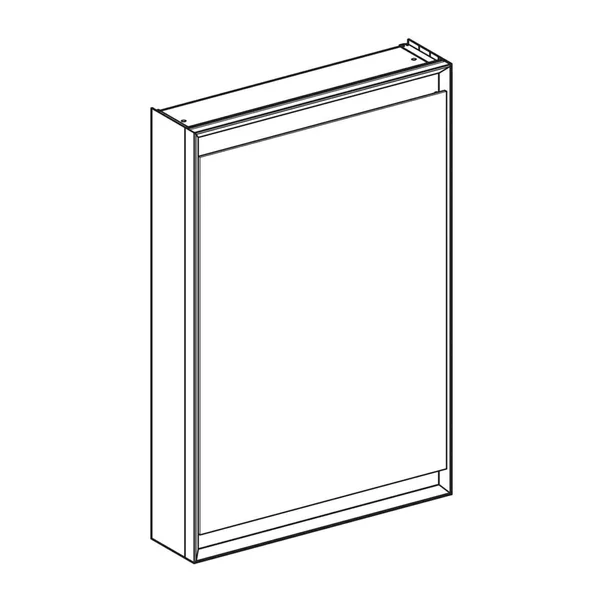 Dulap cu oglinda Geberit One ComfortLight stanga 60 cm aluminiu eloxat [5]