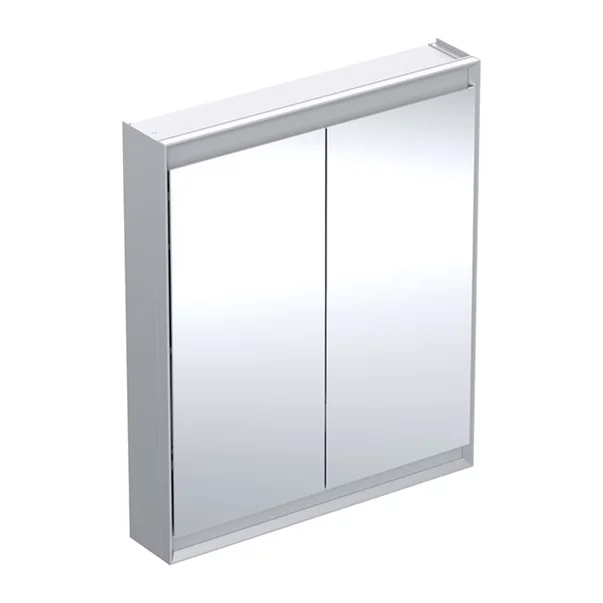 Mobilier Baie - Dulap cu oglinda Geberit One ComfortLight 75 cm aluminiu eloxat
