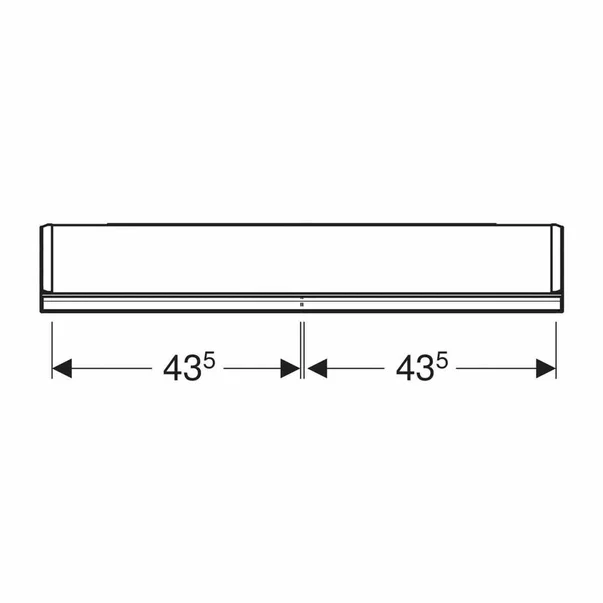 Dulap cu oglinda Geberit One ComfortLight 90 cm alb [3]