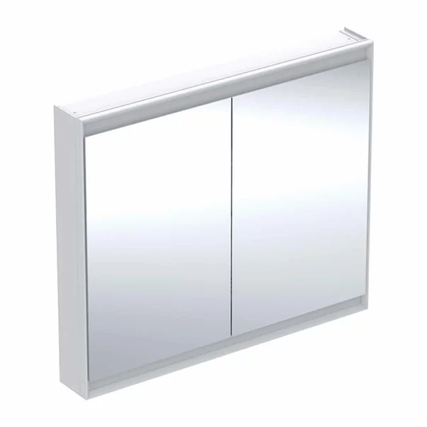 Mobilier Baie - Dulap cu oglinda Geberit One ComfortLight 105 cm alb
