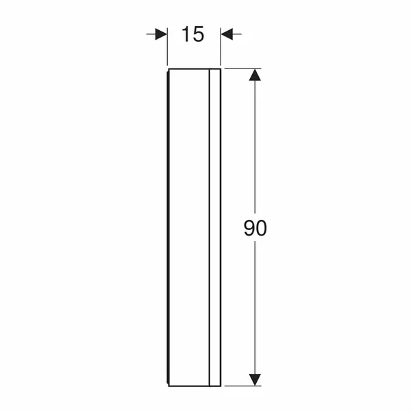Dulap cu oglinda Geberit One ComfortLight 105 cm alb [4]