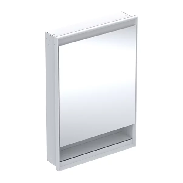 Mobilier Baie - Dulap incastrat cu oglinda si nisa Geberit One ComfortLight 60 cm stanga alb
