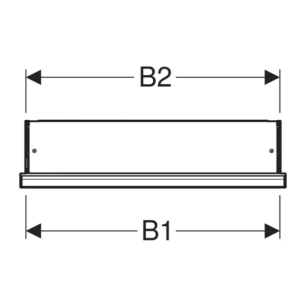 Dulap incastrat cu oglinda si nisa Geberit One ComfortLight 60 cm dreapta alb [4]