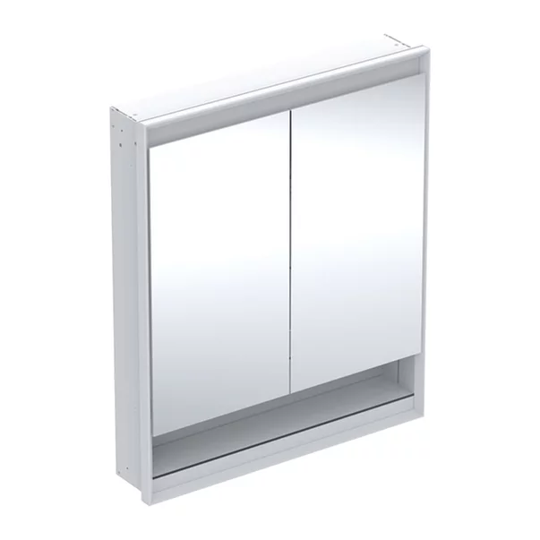 Mobilier Baie - Dulap incastrat cu oglinda si nisa Geberit One ComfortLight 75 cm alb