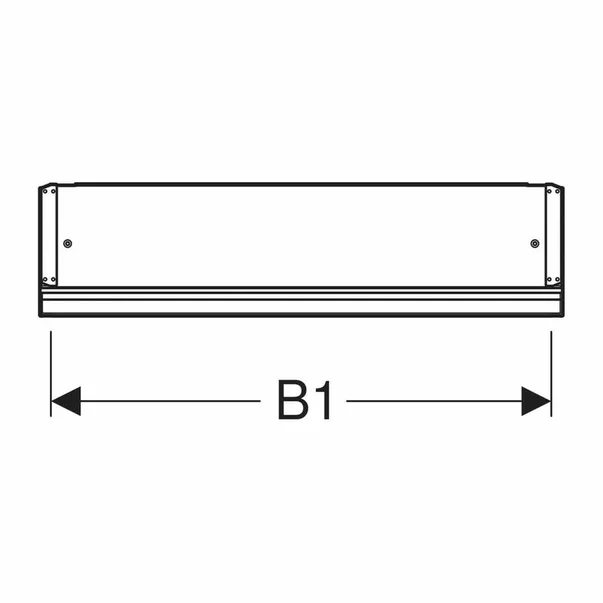 Dulap cu oglinda si nisa Geberit One ComfortLight stanga 60 cm alb [4]