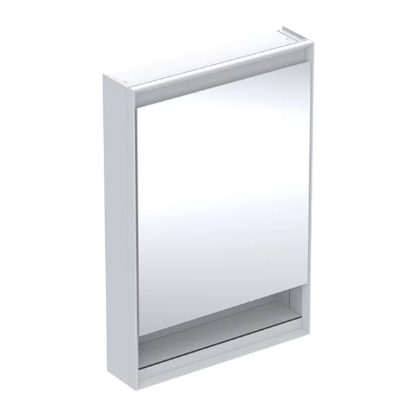Mobilier Baie - Dulap cu oglinda si nisa Geberit One ComfortLight dreapta 60 cm alb