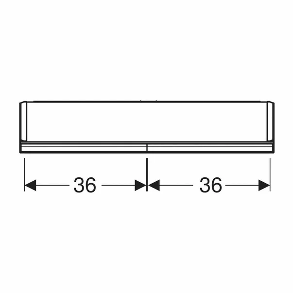 Dulap cu oglinda si nisa Geberit One ComfortLight 75 cm alb [3]