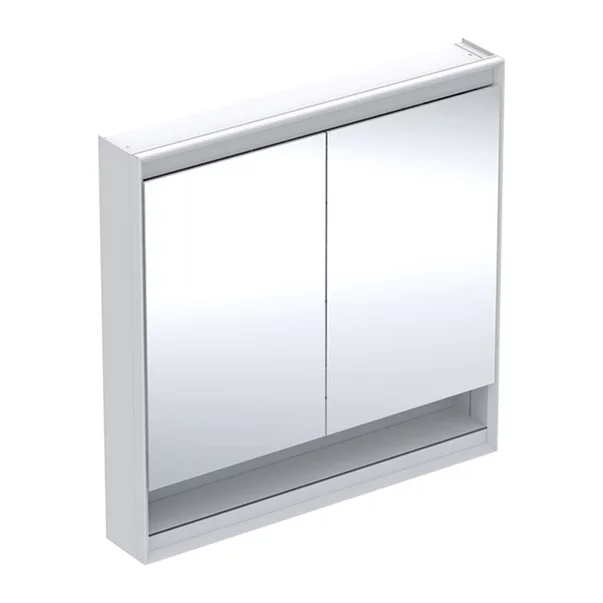 Mobilier Baie - Dulap cu oglinda si nisa Geberit One ComfortLight 90 cm alb