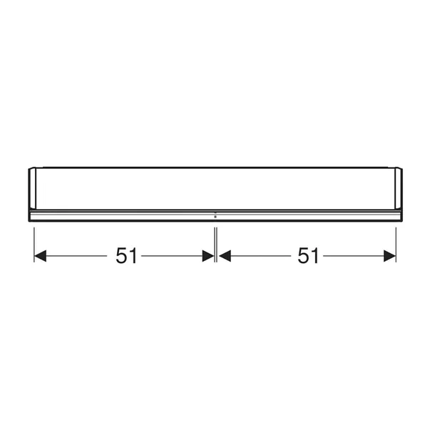 Dulap cu oglinda si nisa Geberit One ComfortLight 105 cm aluminiu eloxat [3]
