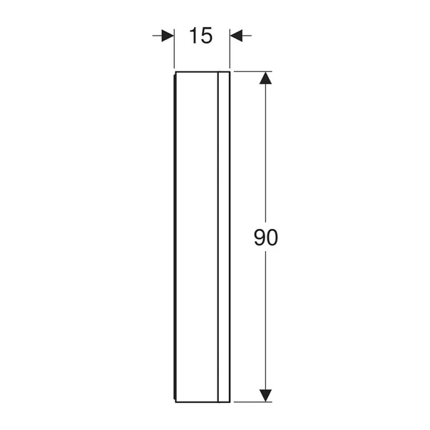 Dulap cu oglinda si nisa Geberit One ComfortLight 105 cm alb [4]
