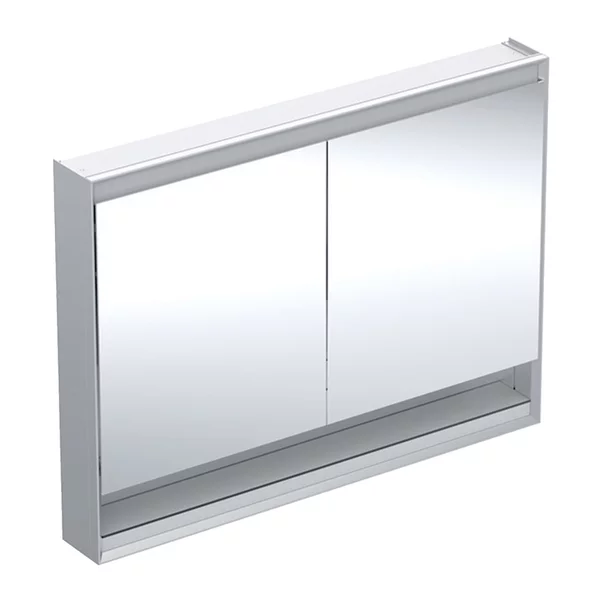 Mobilier Baie - Dulap cu oglinda si nisa Geberit One ComfortLight 120 cm aluminiu eloxat