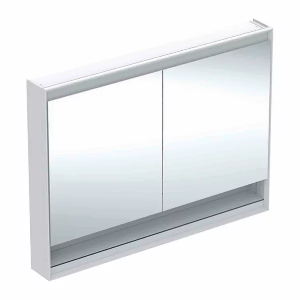 Mobilier Baie - Dulap cu oglinda si nisa Geberit One ComfortLight 120 cm alb