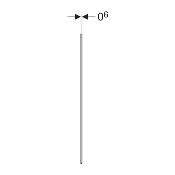 Cadru de acoperire pentru dulap cu oglinda Geberit One aluminiu eloxat 105 cm [3]