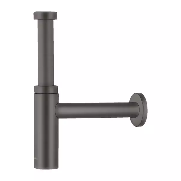 Accesorii baie - Sifon estetic pentru lavoar Hansgrohe Flowstar S negru - crom periat