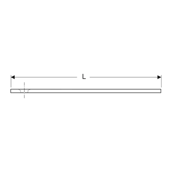 Cadita de dus rectangulara Geberit Olona alb 160x80 cm [2]