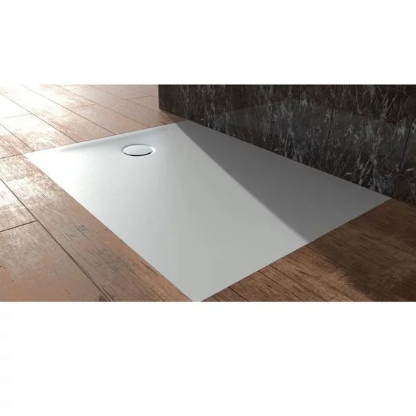 Cadita de dus rectangulara Geberit Olona alb 160x80 cm [6]