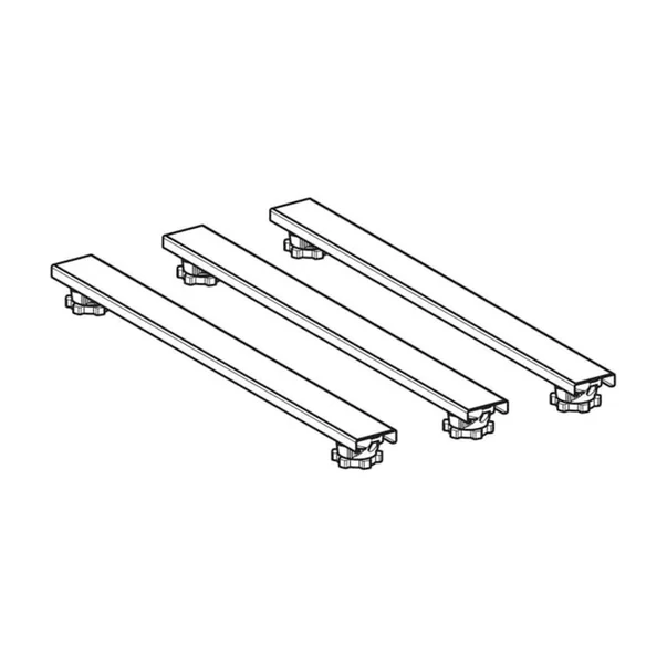Kit de instalare pentru cazi de dus din piatra Geberit Olona 62 cm [2]