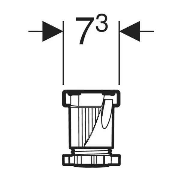 Kit de instalare Geberit Olona pentru cazi de dus din piatra 80 cm [4]
