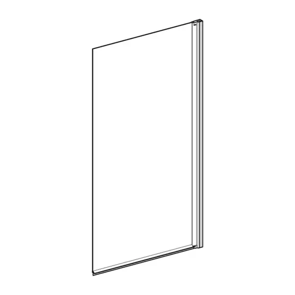 Paravan de cada Geberit Geo 80x150 cm crom [3]