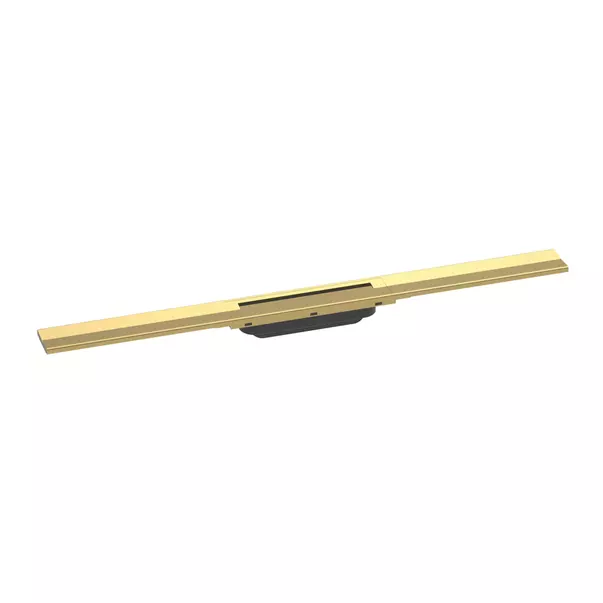 Rigole si canale de scurgere dus - Capac pentru rigola de dus Hansgrohe RainDrain Flex ajustabil auriu lucios 80 cm