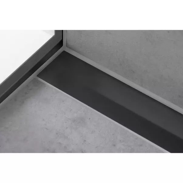 Capac pentru rigola de dus Hansgrohe RainDrain Flex ajustabil 80 cm negru mat [4]