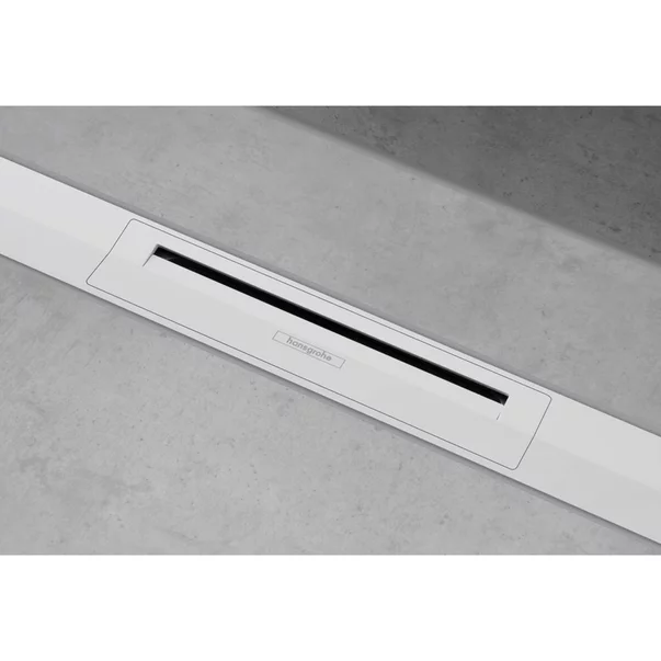 Capac pentru rigola de dus Hansgrohe RainDrain Flex 80 cm ajustabila alb mat [3]
