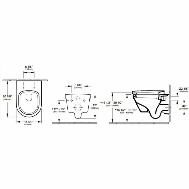 Set vas wc suspendat Villeroy&Boch Omnia Architectura cu capac soft close [6]