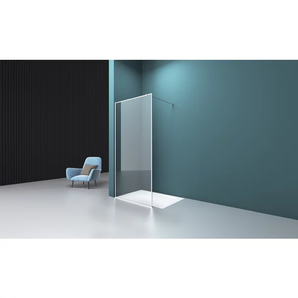 Paravan de dus tip Walk-in crom Rune Borr 80x200 cm [1]