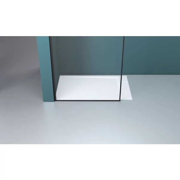 Paravan de dus tip Walk-in negru mat Rune Borr 90x200 cm [3]