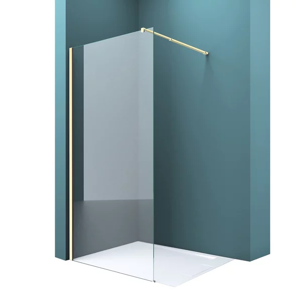 Paravan de dus tip Walk-in auriu periat Rune Syn 80x200 cm [1]