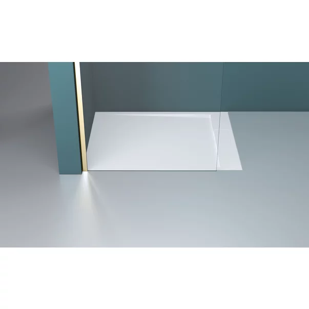 Paravan de dus tip Walk-in auriu periat Rune Syn 80x200 cm [2]