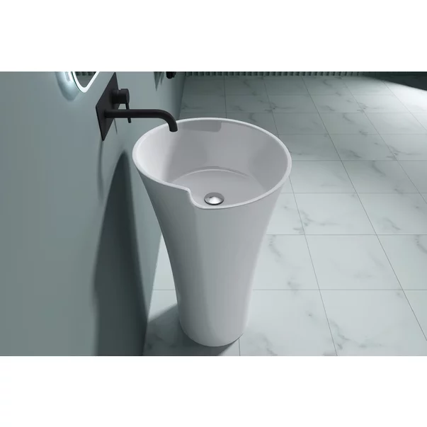 Obiecte Sanitare - Lavoar freestanding din compozit Rune Sif 51 cm