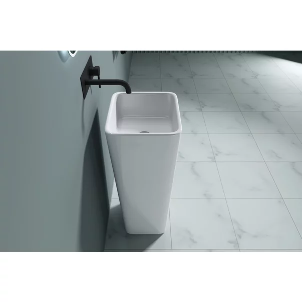Obiecte Sanitare - Lavoar freestanding din compozit Rune Mani 40 cm