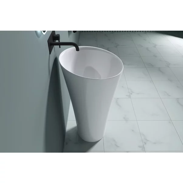 Obiecte Sanitare - Lavoar freestanding din compozit Rune Baugi 51 cm
