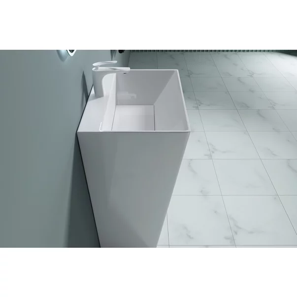 Obiecte Sanitare - Lavoar freestanding din compozit Rune Hel 60 cm