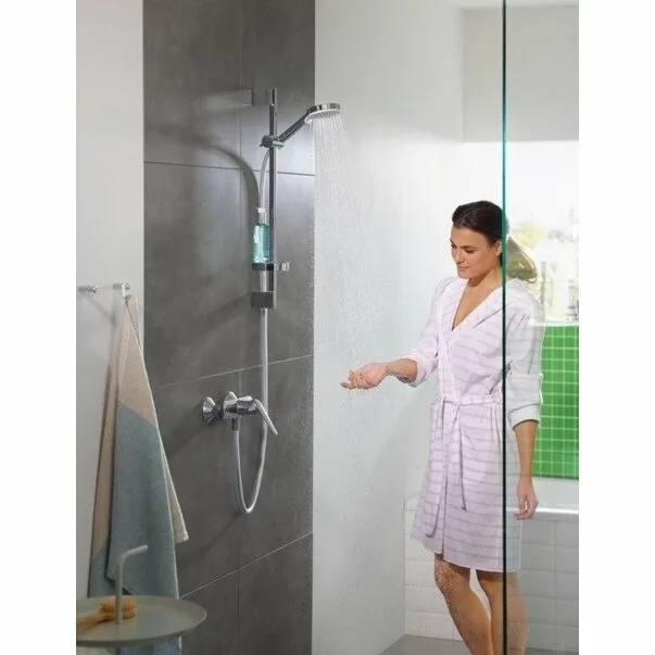 Set baterii Hansgrohe Novus 70 lavoar dus si set de dus Crometta crom [3]
