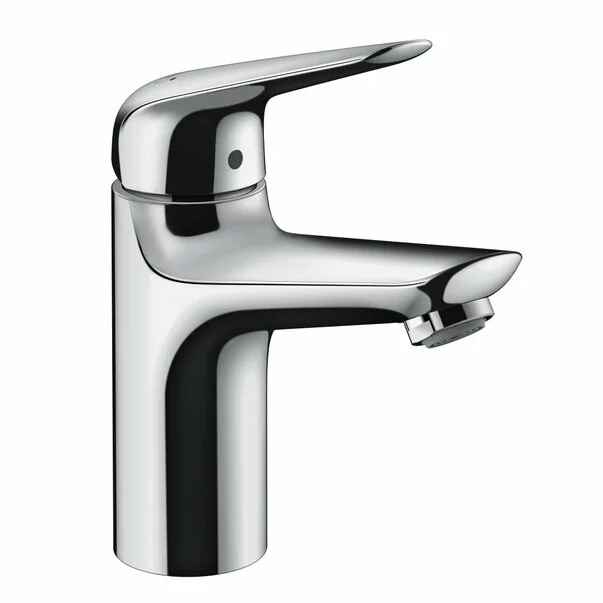 Set baterii Hansgrohe Novus 100 lavoar cada si set de dus Crometta crom [4]