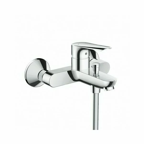 Set baterii Hansgrohe Logis E cu baterie lavoar, baterie cada si set de dus cu bara crom [3]
