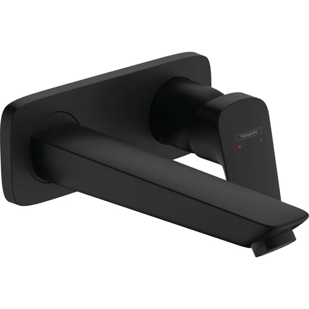 Baterii baie - Baterie lavoar monocomanda incastrata negru mat Hansgrohe Logis