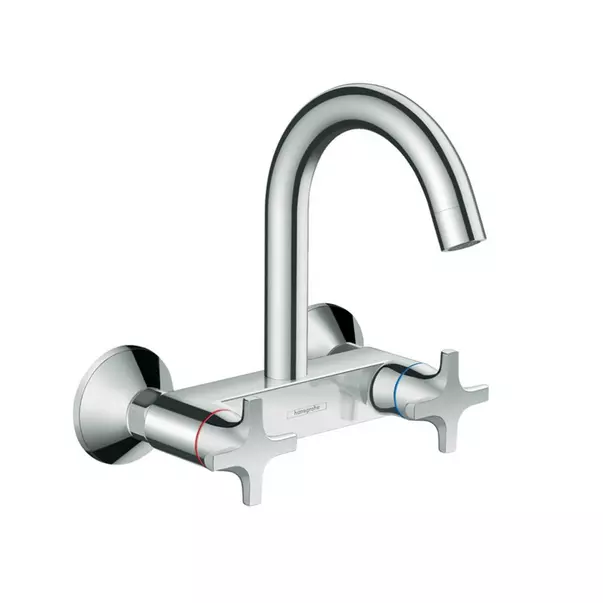 Bucatarie - Baterie bucatarie dubla comanda Hansgrohe Logis M32 Eco cu 1 jet 71284000