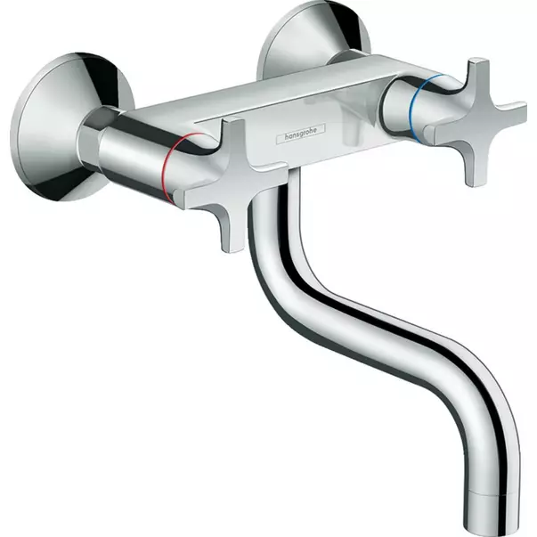 Bucatarie - Baterie bucatarie dubla comanda Hansgrohe Logis M32 cu 1 jet 71287000