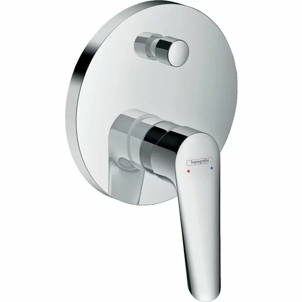 Baterii baie - Baterie cada - dus incastrata Hansgrohe Logis E crom lucios