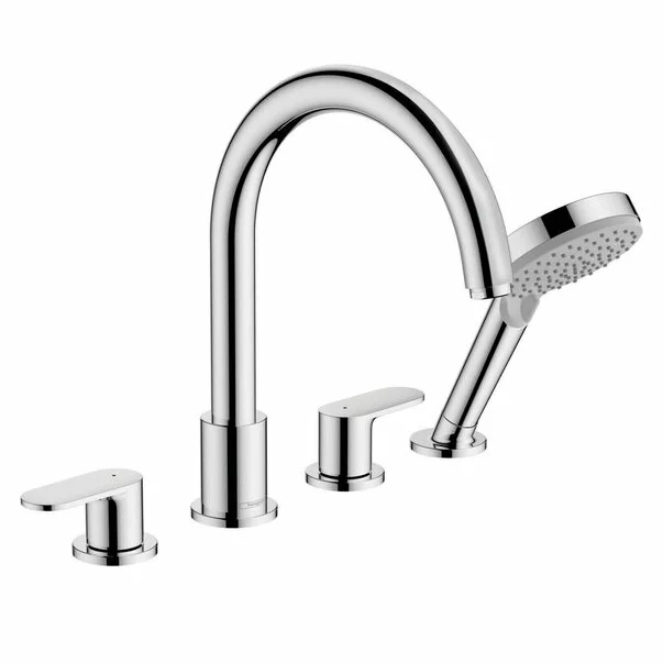 Baterii cada - Baterie cada - dus Hansgrohe Vernis Blend 4 elemente crom cu set de dus