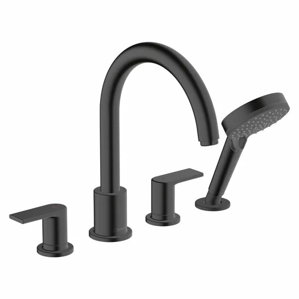 Baterii cada - Baterie cada - dus Hansgrohe Vernis Shape 4 elemente negru mat