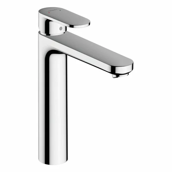 Baterii baie - Baterie lavoar inalta Hansgrohe Vernis Blend 190 crom lucios cu ventil Pop-Up